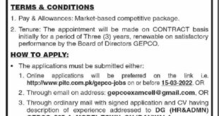 Latest Government Jobs at Gujranwala Electric Power Company